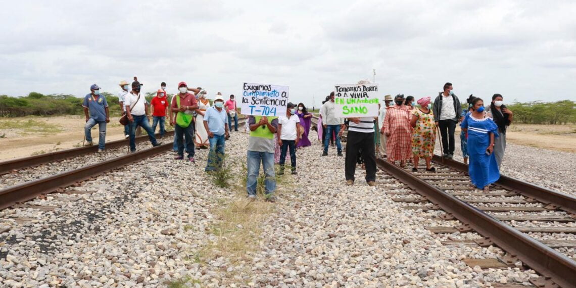 Comunidades indígenas bloquearían vía férrea de Cerrejón los fines de semana