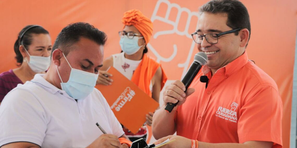 Fuerza Ciudadana inicia proceso de recolección de firma