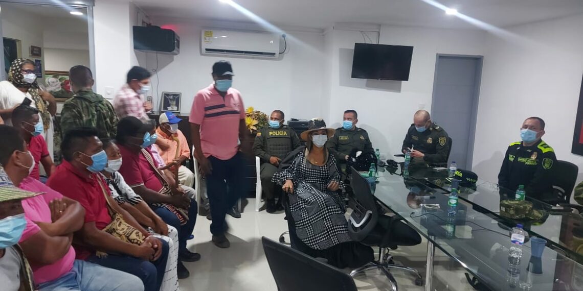 Acuerdos entre autoridades y resguardo indígena Caicemapa