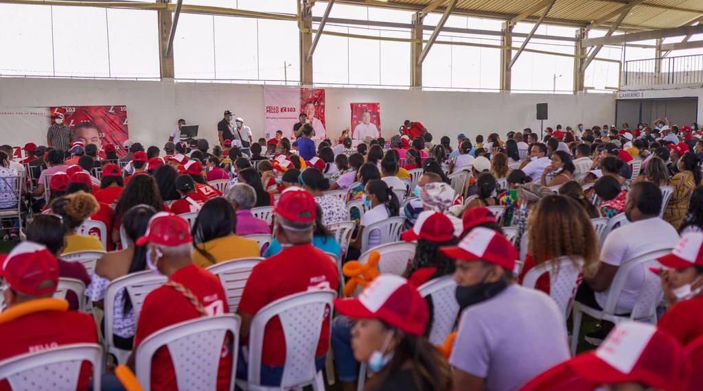 Multitudinario apoyo a Pello Pello Solano en Riohacha
