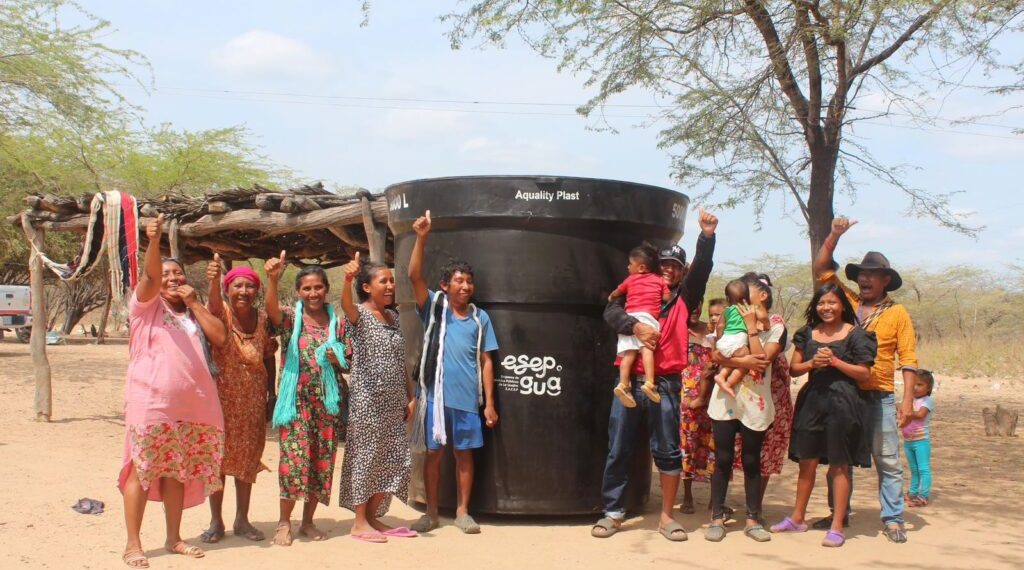 Tanques de agua potable para afrontar el fenómeno de ‘El Niño’ en La Guajira