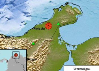 Temblor de magnitud 4,4 sacude La Guajira en la madrugada