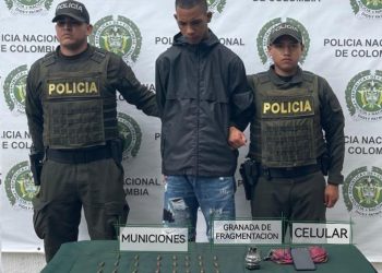 En Riohacha capturan a un sujeto con una granada