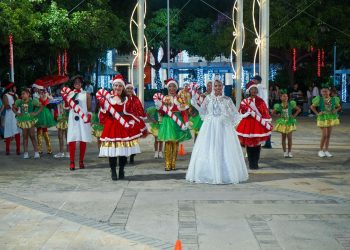 En Riohacha se inauguró el alumbrado navideño