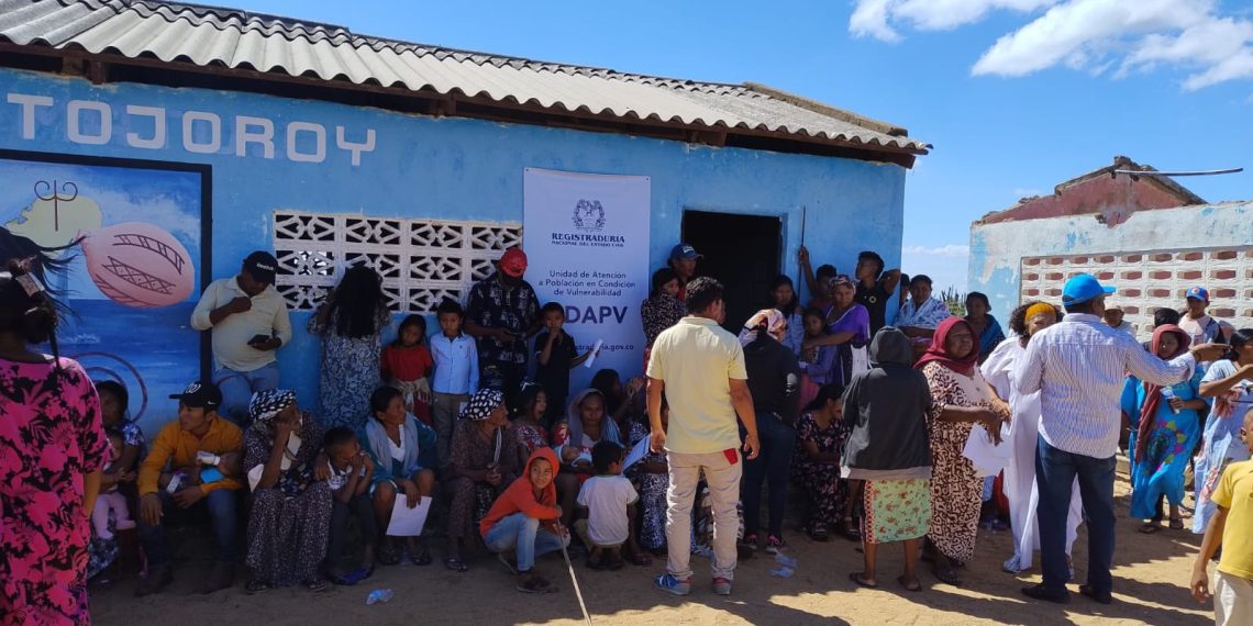 La Registraduría llega con su programa “Ruta de la Identificación” a las comunidades de la Alta Guajira