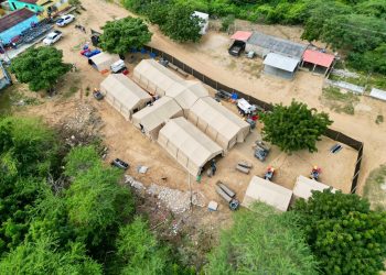 Quedó instalado el hospital de campaña temporal en la Alta Guajira