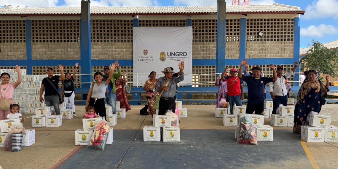 La UNGRD inicia la distribución de 56.000 kits de asistencia humanitaria en La Guajira