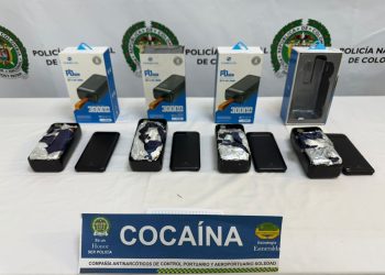 Incautan baterías portátiles con cocaína en encomienda que salió de Riohacha
