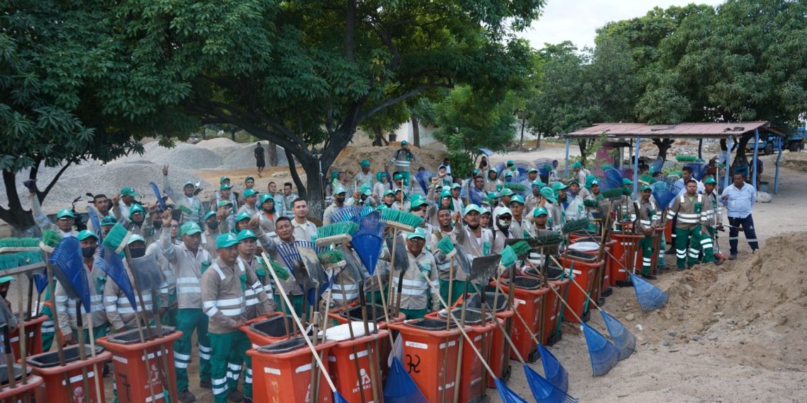 Riohacha sin basuras, propósito para 2025 del alcalde Genaro Redondo