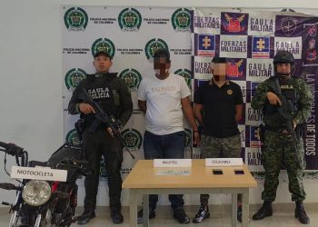 En Riohacha el Ejército capturó en flagrancia de dos presuntos integrantes del Clan del Golfo