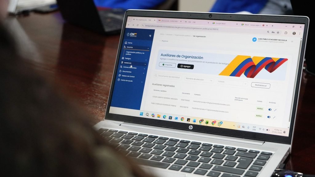 CNE capacitó a 254 consulados de Colombia en el mundo sobre plataforma para actores electorales